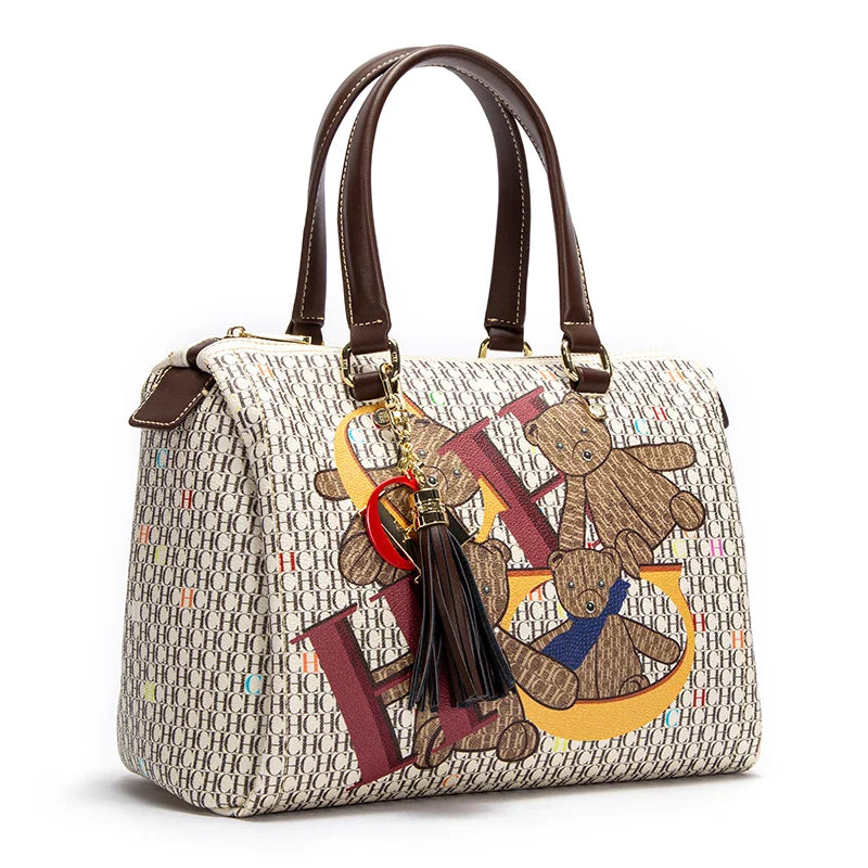 Women's Handbag 2026 Spring New Pillow Bag Letter Printed Shoulder Bag