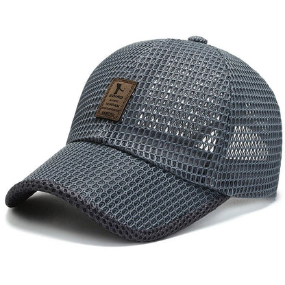 Unisex Label Mesh Breathable Baseball Caps Spring and Summer Outdoor Adjustable Casual Hats Sunscreen Hat