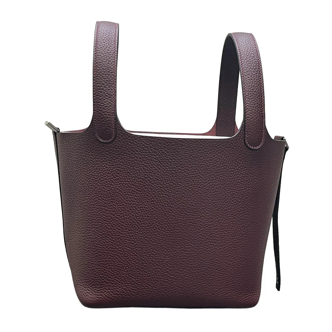 22 CM Large size Top Quality Bucket Bags Women's Bag Lady Luxury Designer High End Bag TC Cowhide Golden Sliver