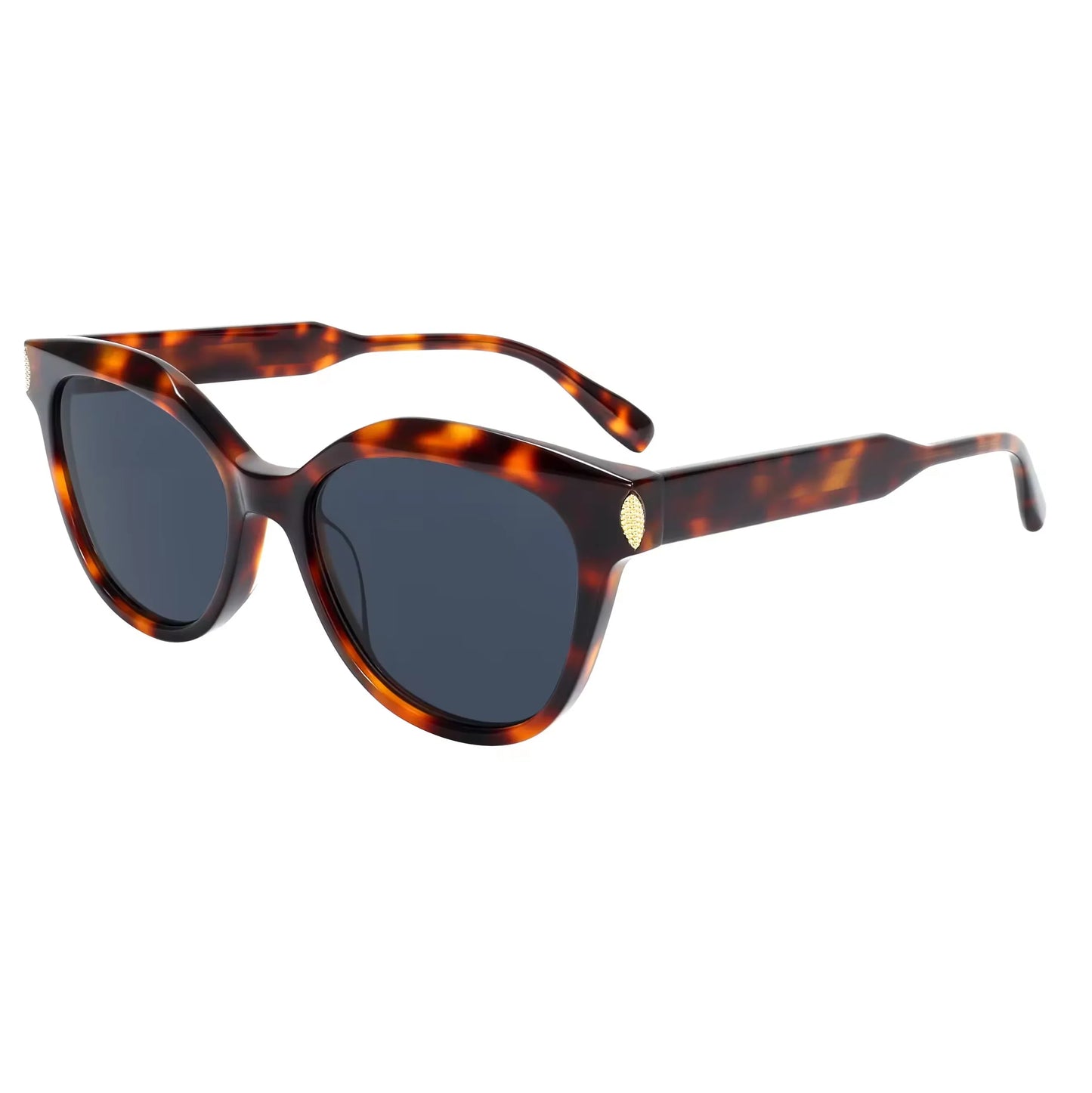 Retro Vintage Sunglasses Transparent Acetate Frame Gradient UV400 Non Polarized Unisex Fashion Sun Glasses
