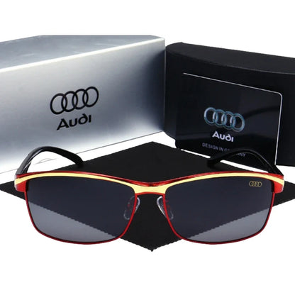Luxury brands AUDI Sunglasses for Men Polarized Sun Glassesn UV400 Driving Motorcycle Outdoor Cycling Glasses AntiGlare Lens 551