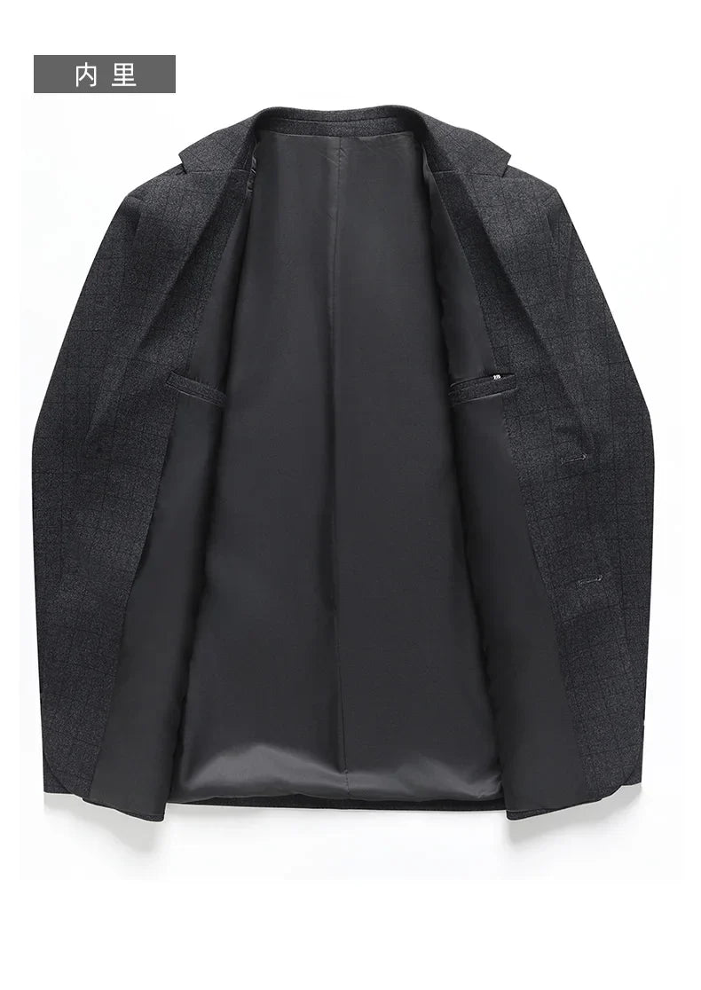 10 Colors Men's Casual Blazer 2026 Spring New Comfortable Single Breasted Suit Jacket for Men
