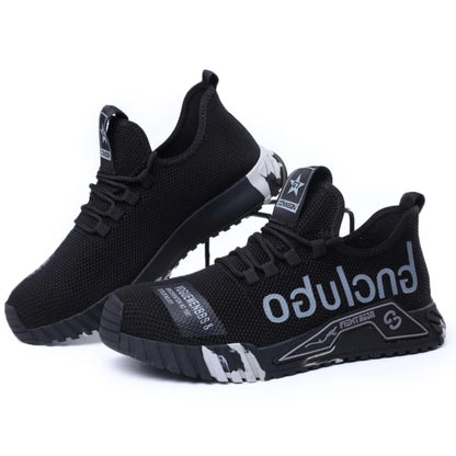 Lightweight Steel Toe Safety Shoes Men Anti-puncture Work Shoes Men Breathable Industrial Shoes Indestructible Work Safety Boots