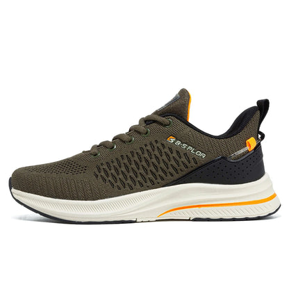 Men Running Shoes Brand Male Designer Mesh Casual Sneakers Lightweight Lace-Up New Male Outdoor Sports Tennis Shoe