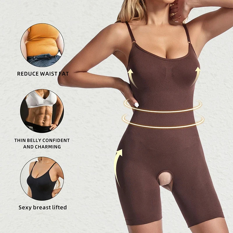 Bodysuit Shapewear Women Tummy Control Full Body Shaper Slimming Sheath Butt Lifter Push Up Thigh Slimmer Abdomen Shapers Corset