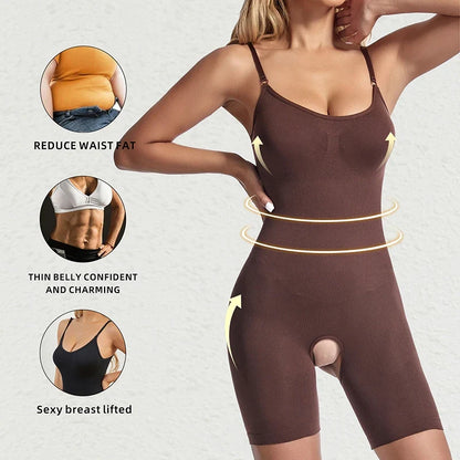 Bodysuit Shapewear Women Tummy Control Full Body Shaper Slimming Sheath Butt Lifter Push Up Thigh Slimmer Abdomen Shapers Corset