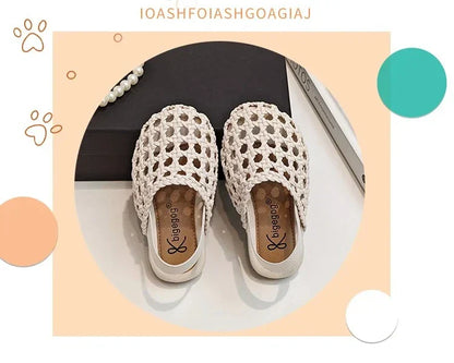 Traditional Woven Sandals Young Child in Summer 2026 New Child Flat Shoe Retro Baby Walking Shoe Girls Casual Sandals Baby Shoes