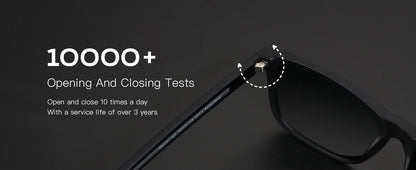 Men's Polarized Sunglasses - Lightweight TR90 Frame Square Mens Sunglasses UV400 Protection