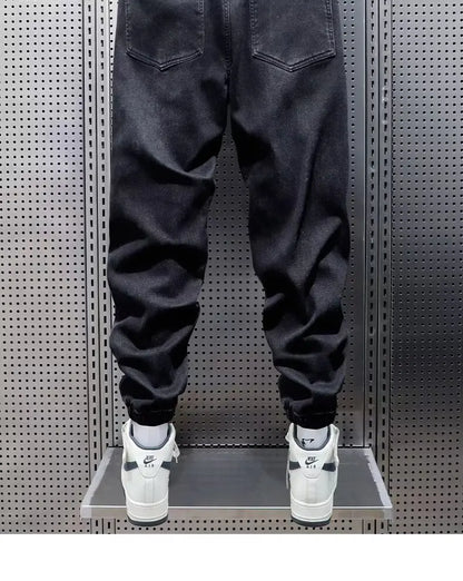 Men Harem Jeans Loose Hip Hop Trousers Washed Denim Jeans Trouser Man Jogger Pant Men Pants Harajuku Cargo Jeans Casual Trousers