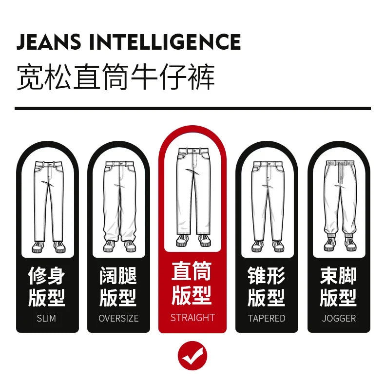 Thin Light Men's Summer Jeans Straight Fit Lyocell Denim Pants Male Elastic Elegant Casual New Style Stretch Relaxed Fit Telaxed