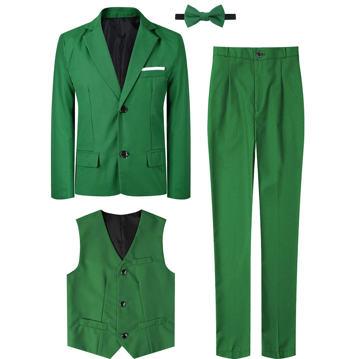 Suits for Boys Kids Wedding Easter Church Tuxedo Teenager School Performance Piano Outfit Set Children Birthday Formal Clothes