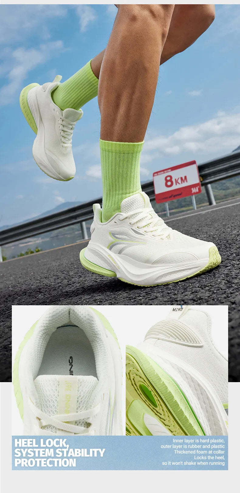MAX Men Running Shoes New Mesh Soft Breathable Rebound Shock-absorber Stable Versatile Male Sneaker 672522225