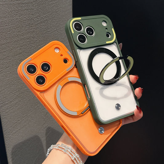 impact-resistant Military Shockproof Armor Phone Case For Iphone 17 Air Pro Max,Camera Protection Magnetic bracket Rugged Cover