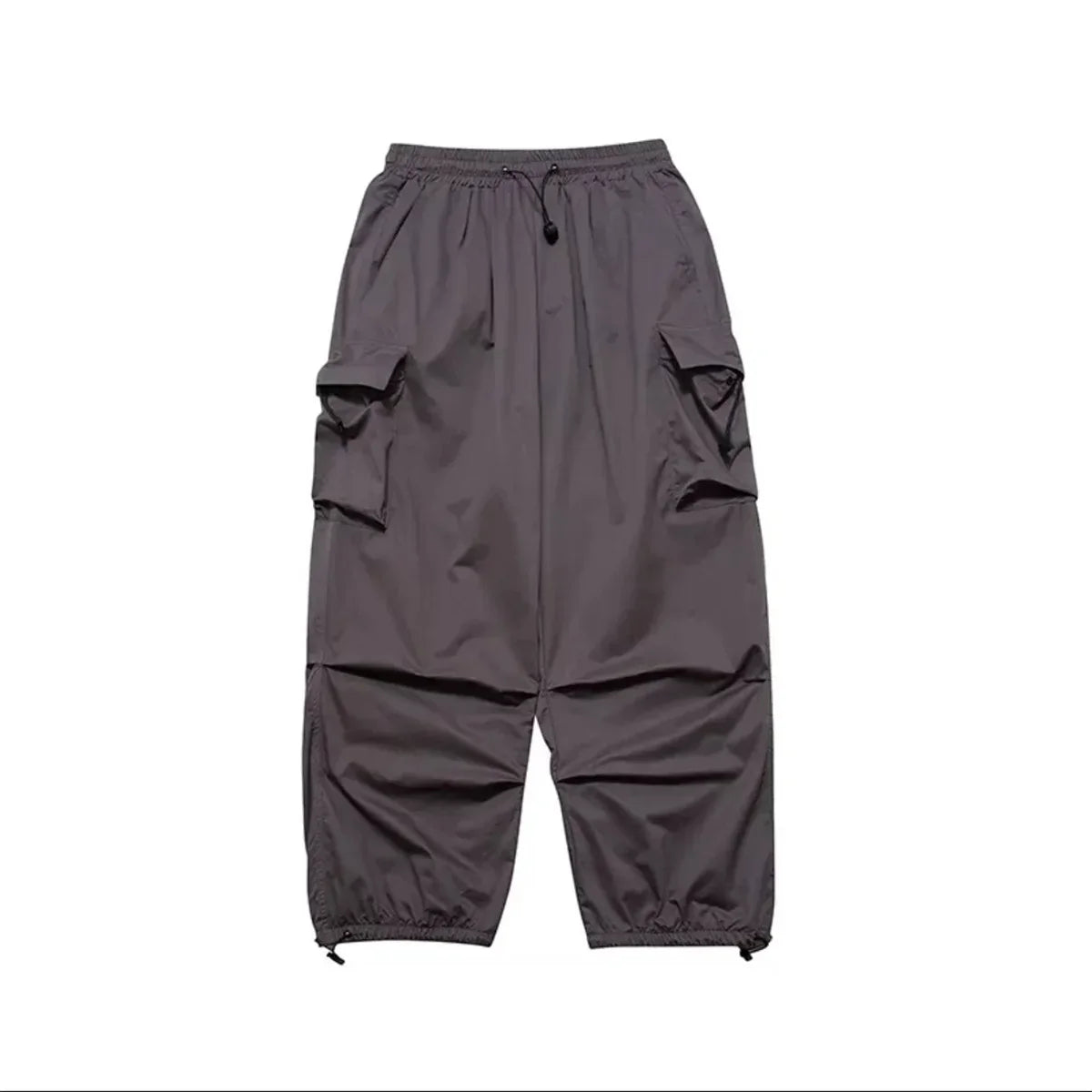 American Spring Summer Men Casual Cargo Pants Pockets Plus Size Black Out Door Elasticity Sports Oversize Pants 46 48 50