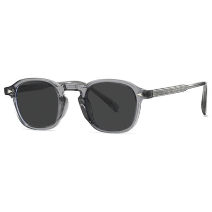 High Quality Fashion Oval Small Frame Myopia Sunglasses for Men Women Optical Prescription Gray Sunglasses Anti UV400