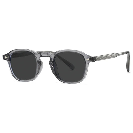 High Quality Fashion Oval Small Frame Myopia Sunglasses for Men Women Optical Prescription Gray Sunglasses Anti UV400