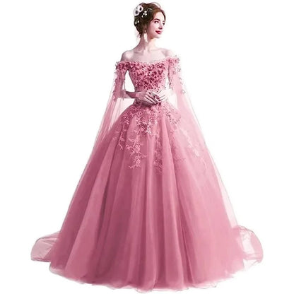 Customized New Ball Gown Quinceanera Dresses Tulle Appliques Prom Birthday Party Gowns Formal Occasion Vestido De Noche
