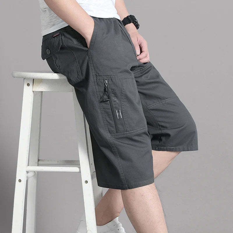 High Quality Men's Camouflage Shorts Print Casual Short Pants 6XL Plus Size Below Knee Shorts Homme Sprots Pants