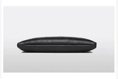 Nouvelle Pochette pour Homme Style Business Grand Portefeuille en Cuir PU Souple Homme avec Dragonne Sac Élégant Décontracté et Tendance Sac à Main Pochette Homme