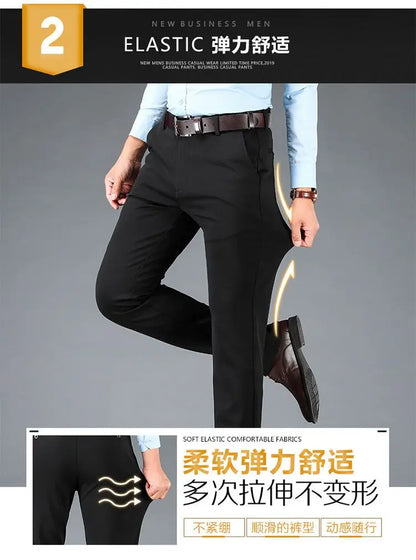 10XL Oversize Men Business Pants Winter Men's Trousers Man Casual Formal Tailoring Clothes Social Suit Clothing Slacks PantsMens