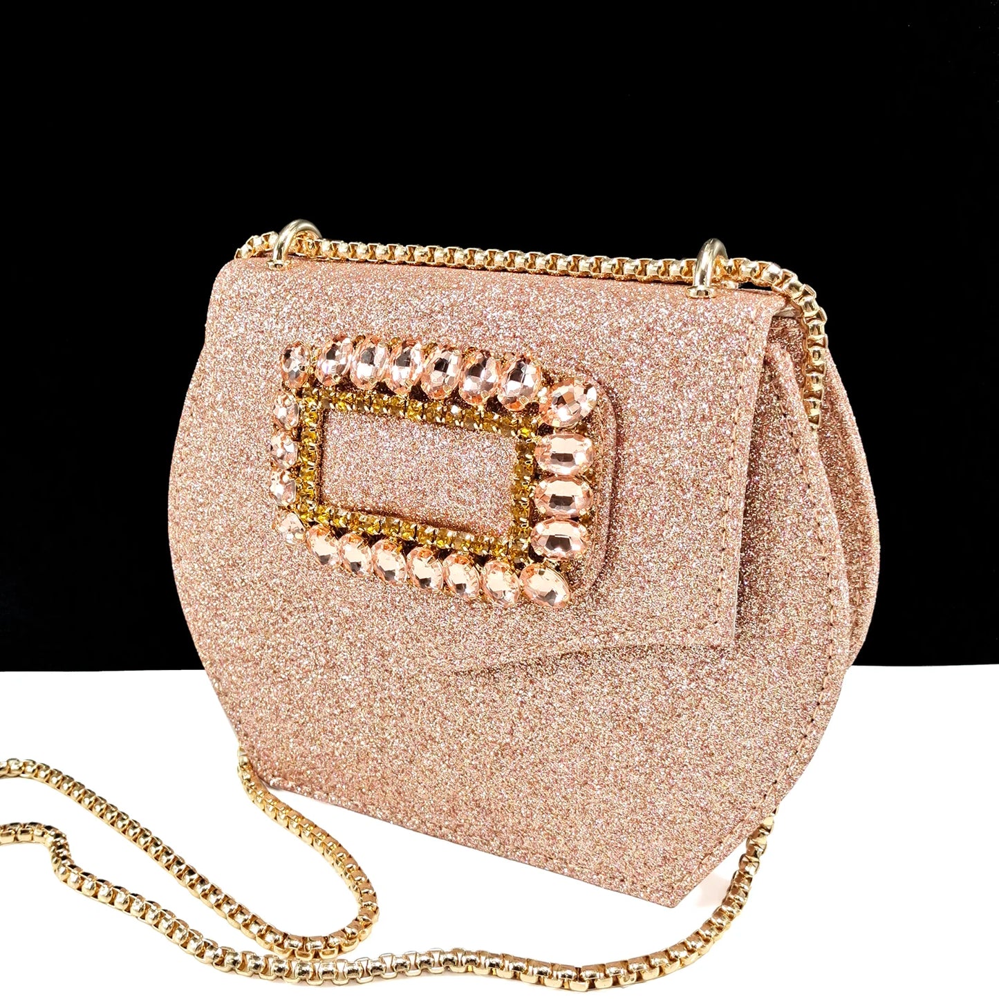 Italian Design Rhinestone-encrusted Ladies Party Shoes And Special Bag Women High Heels Wedding Dual Purpose Bag