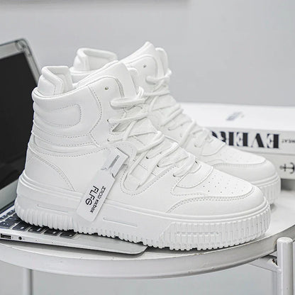 New Fashion Men's Sneakers Soft Comfortable Non Slip Wear Resistant Sole Daily Casual Men Shoes Preppy Winter Skate Ankle Boots