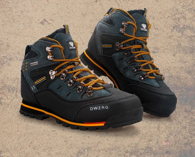 2026 Men Outdoor Ankle Boots Waterproof Sports Shoes Mountain Climbing Classic Footwear Leather Sneakers Hiking Boots Fashion