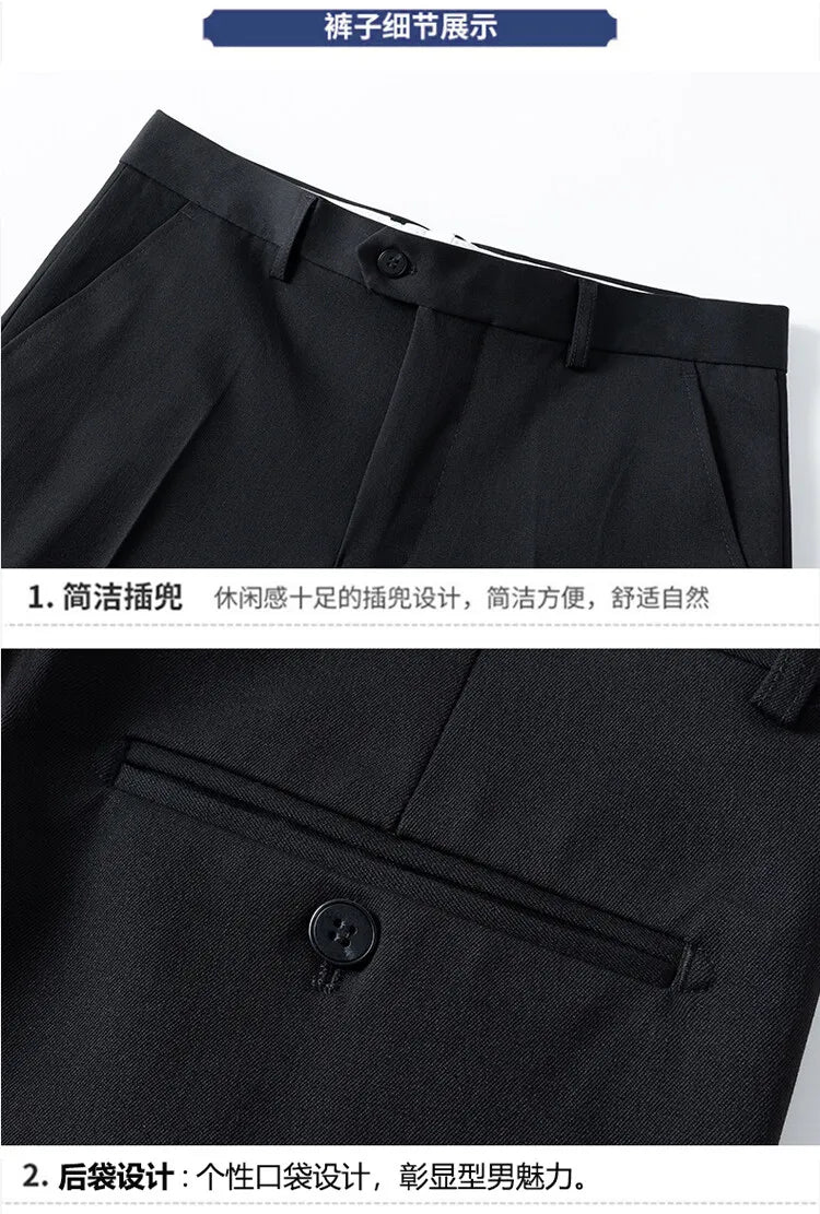 2025 High Quality Fashion Handsome Everything Fashion Business Leisure Has a Single West Two Sets Three Sets