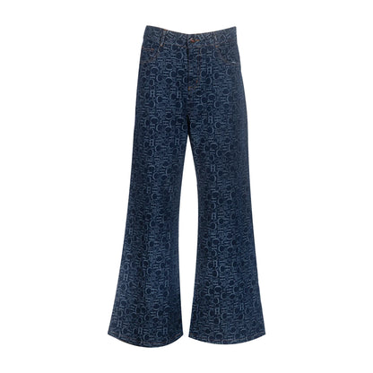 Brand New Loose Jeans Women's Retro Fashion High Waisted Pants Loose Wide Leg Denim Pants Women Straight Jean