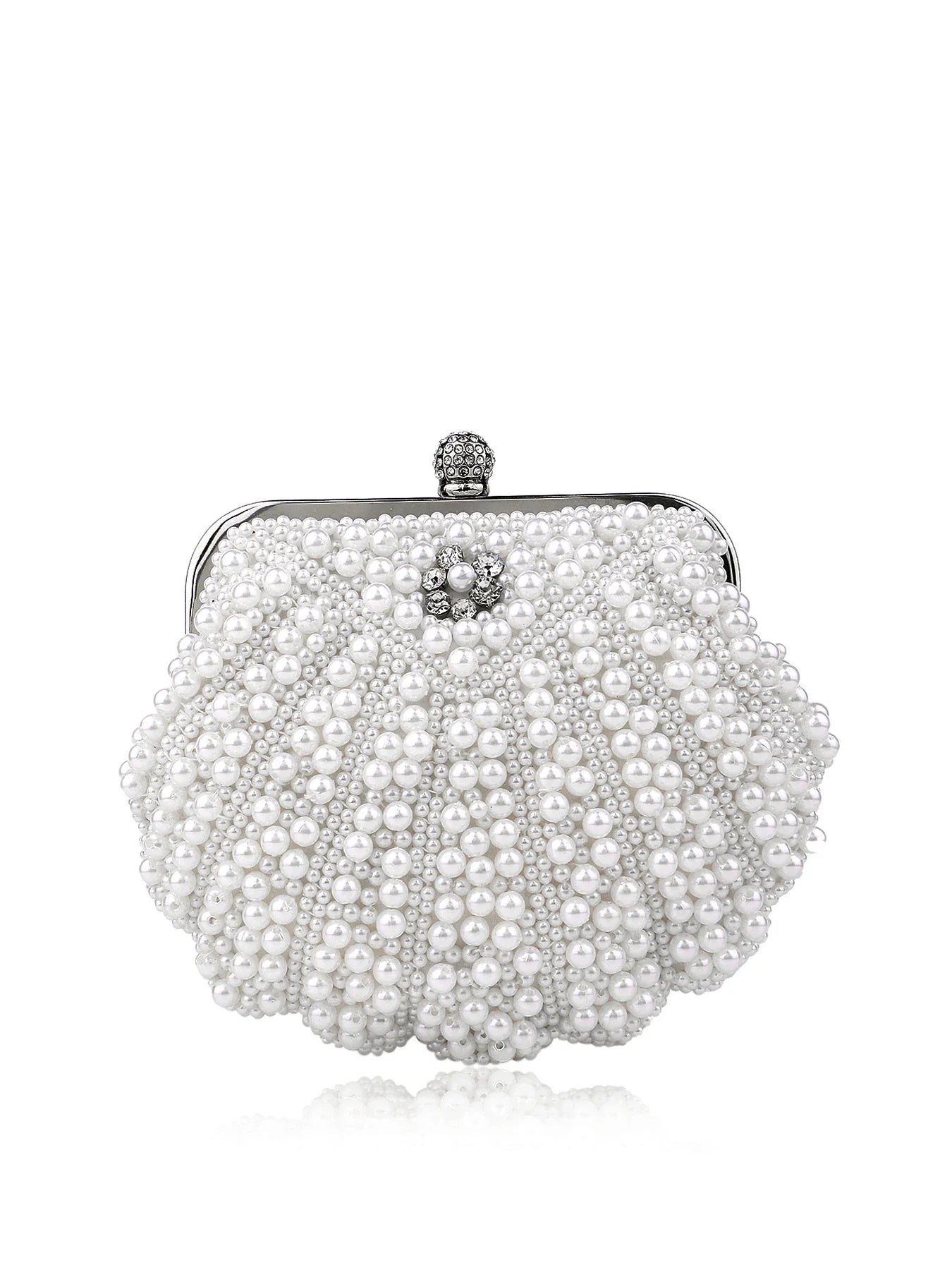 Pearl Clutch Bags Women Purse Ladies white Hand Bags Evening Bags for Party Wedding black Shoulder Bag Bolsa Feminina