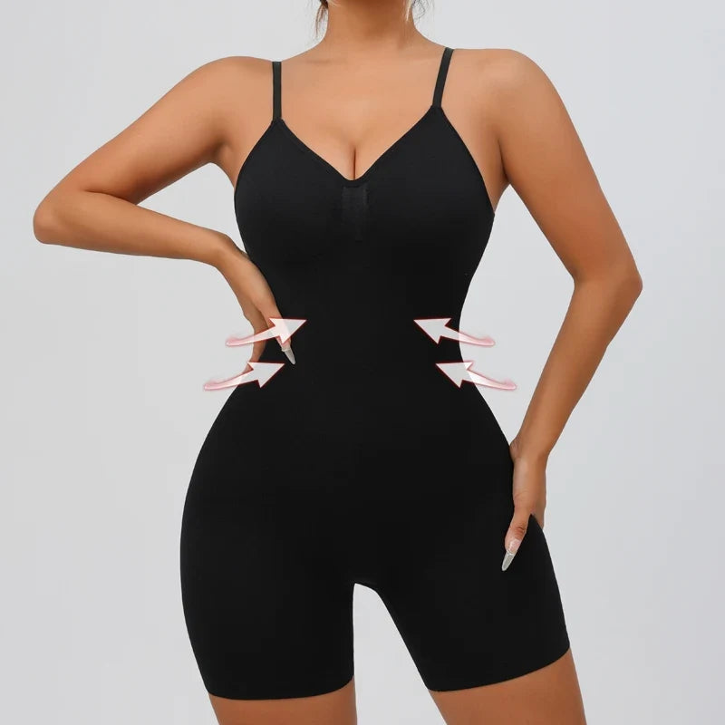 Seamless Low Back Bodysuit Shapewear Women Butt Lifter Smooth Body Shaper Backless Slimming Sheath Flat Belly Corset Underwear