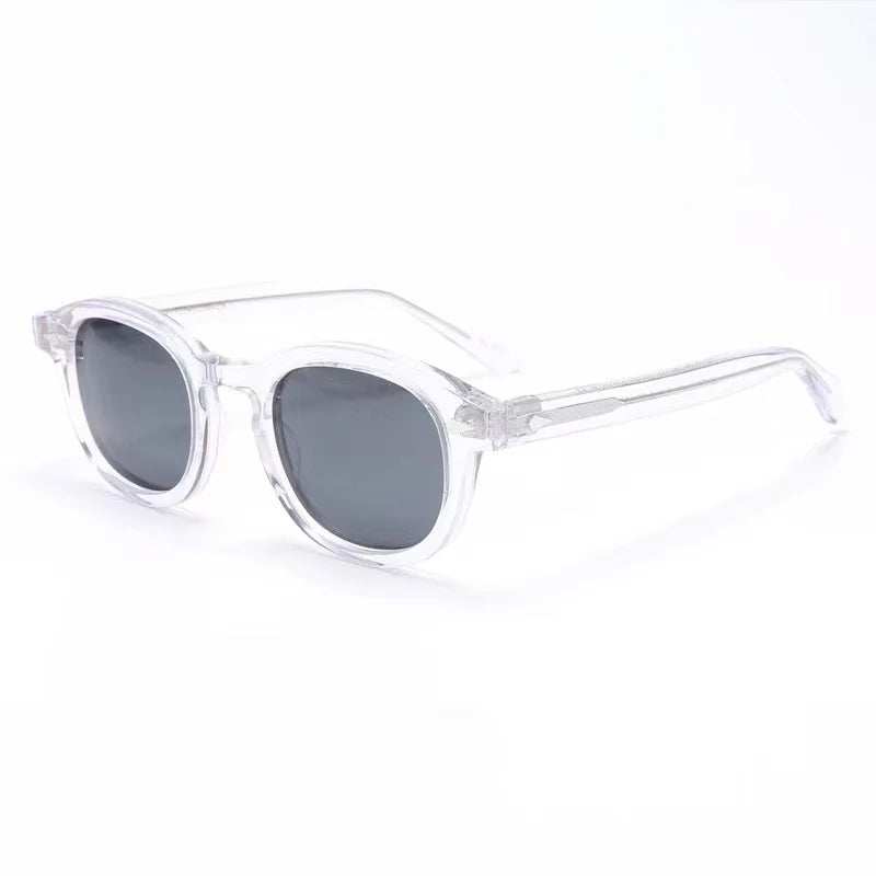 Authentic Johnny Depp LEMTOSH UV400 Driving Anti-Glare Men Women Sun Glasses Popular Square Acetate Frames Male Couple Eyewear