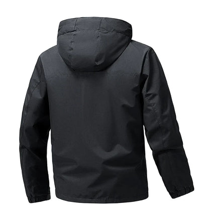 Waterproof Windbreaker Men Jacket Autumn Spring Outdoor Softshell Hooded Coat Sports Hiking Camping Coats Lightweight Jackets