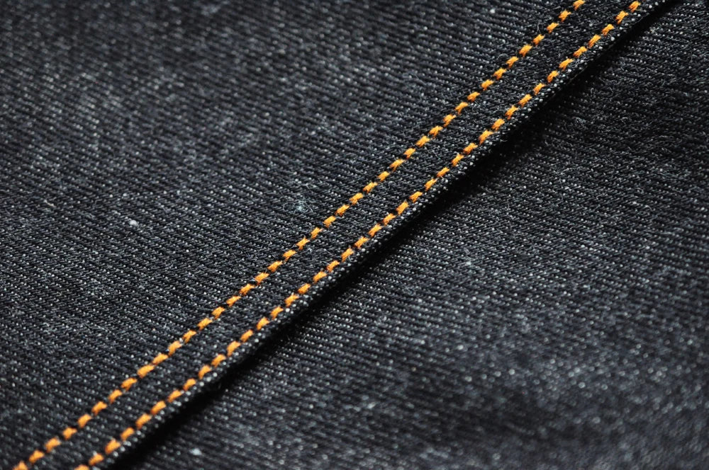 Mens Jeans Boxing Selvedge Denim Jeans Color Cotton Jeans for Men Silver Buttons Taper Fit  12.5 Oz