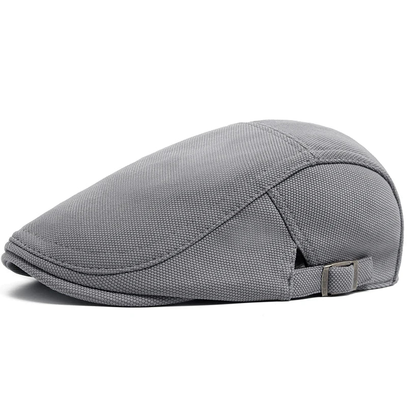New Spring Autumn Beret Men Pineapple Pattern Fabric Casual Vintage Newsboy Hat Women Visor Fashion Retro Flat Cap Adjustable