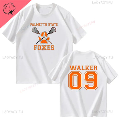 All for The Game Palmetto State Foxes Andrew Minyard Cotton High Quality EU Size Tops Men T-Shirt Y2k Unisex Harajuku Clothing