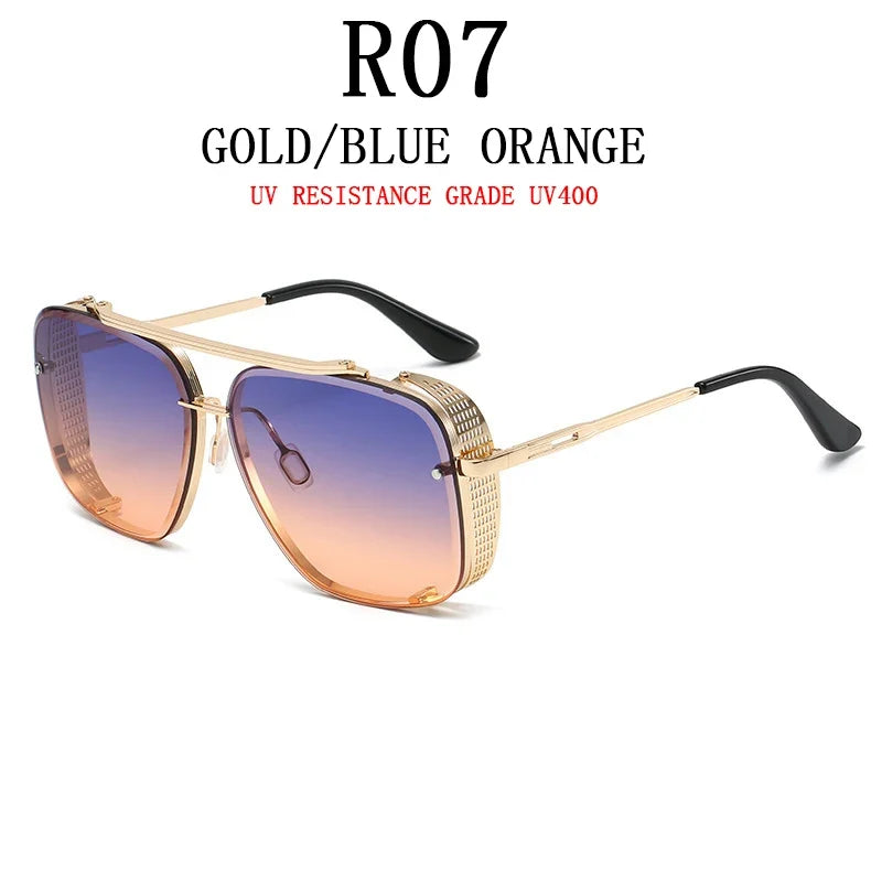 Steampunk Vintage Sunglasses For Men Luxury Punk Sunglasses Women  Retro Square Sonnenbrille Fashion Glasses Gafas De Sol Lentes