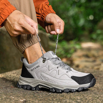 PLUS SIZE Men Women Adventure Sneakers Durable Grip Non-Slip Shoes Lace-Up Comfort Ideal for Outdoor Hiking Boots Men Footwear