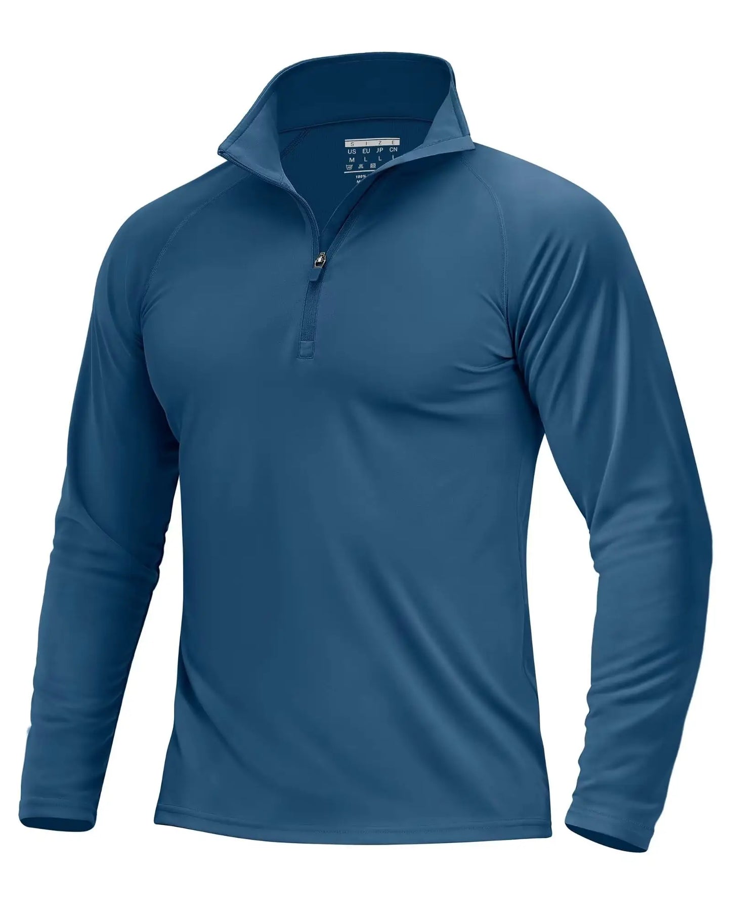 Mens UPF50+ UV Protection T-Shirt Lightweight Long Sleeve Quick Dry Fishing Shirt Outdoor Hiking Workout Rash Guards