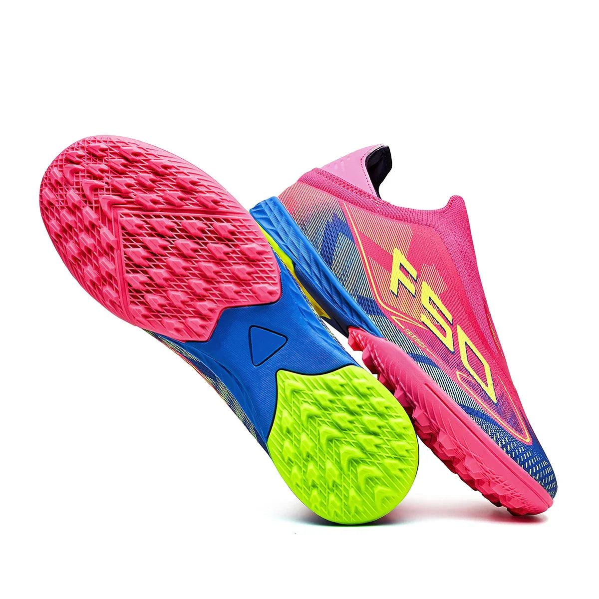 Breathable men's soccer shoes TF with broken nails, outdoor sports shoes, wear-resistant and non slip, suitable for all seasons