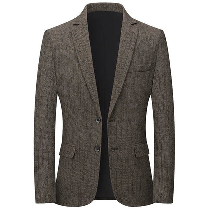 Brand Spring Autumn Forml Blazers for Men Slim Fit Two Button Fly Mens Suits Luxury Designer Wedding Coat Over Size