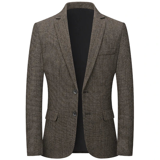 Brand Spring Autumn Forml Blazers for Men Slim Fit Two Button Fly Mens Suits Luxury Designer Wedding Coat Over Size