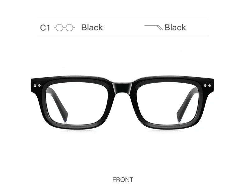 Men's glasses Square Classic Business Anti-Blue Light Reading Glasses Myopia Hyperopia Prescription Customized PFD2189