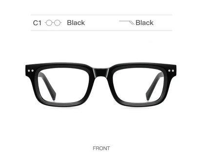 Men's glasses Square Classic Business Anti-Blue Light Reading Glasses Myopia Hyperopia Prescription Customized PFD2189