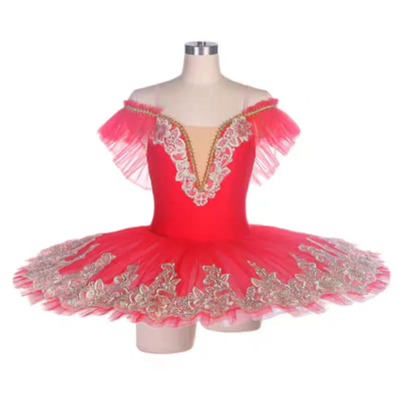 Classic Professional Ballet Tutu Adult Kids White Swan Lake Ballet Costume Pancake Tutu Ballerina Party Dance Dress Girls Women