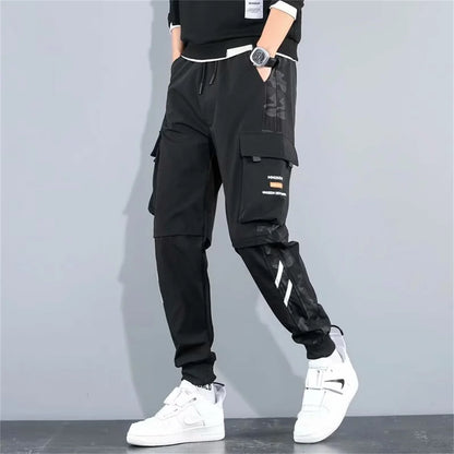 Fashion Multiple Models New Multi Pocket Drawstring Pants Men's Casual Cargo Pants Summer Outdoor Hip Hop Sweatpants Men Women