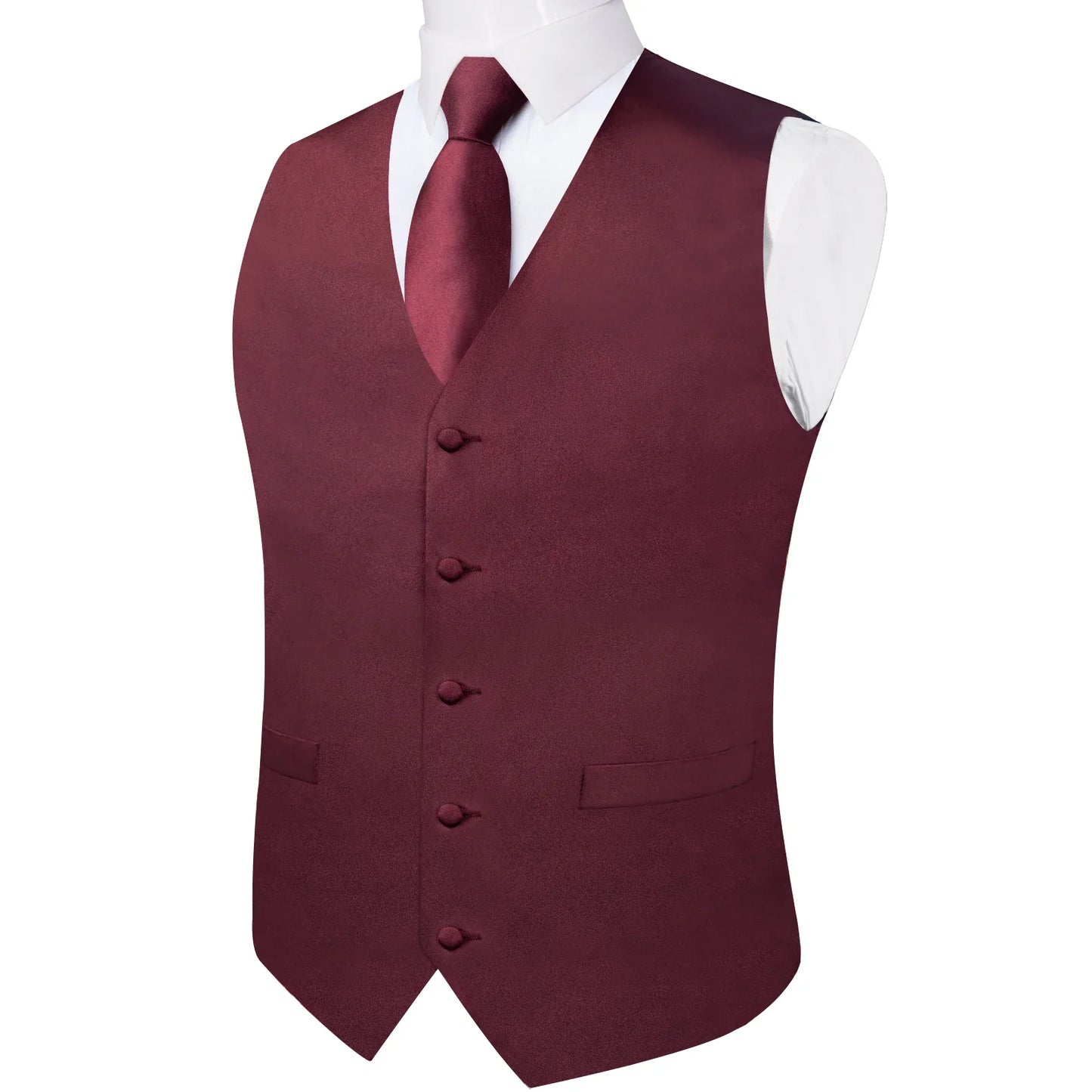 Wedding Party Green Men's Vest Shirt Accessories Fashion chaleco hombre for Man Four Seasons Wear Wholesale Necktie Handkerchief