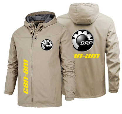 BRP Can am Logo Printed Men's Tactical Military Jacket Outdoor Hoodie Zipper Casual S-5XL 2024 Spring and Autumn New Collection