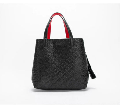 Fashion Brand Women's Handbag Large Capacity Casual Diagonal letter Silver Fox Is PU Leather Shoulder Bag