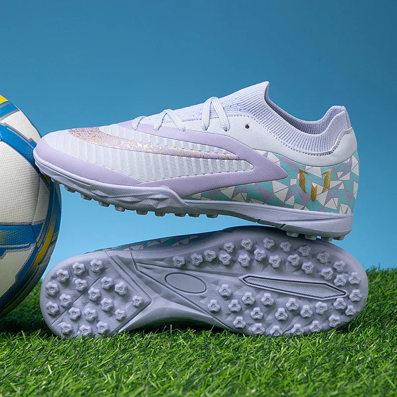 New Kid Match Boys Soccer Shoes Comfortable Outdoor Match Professional Football Boots Sneakers Non-Slip Sports Shoes Unisex